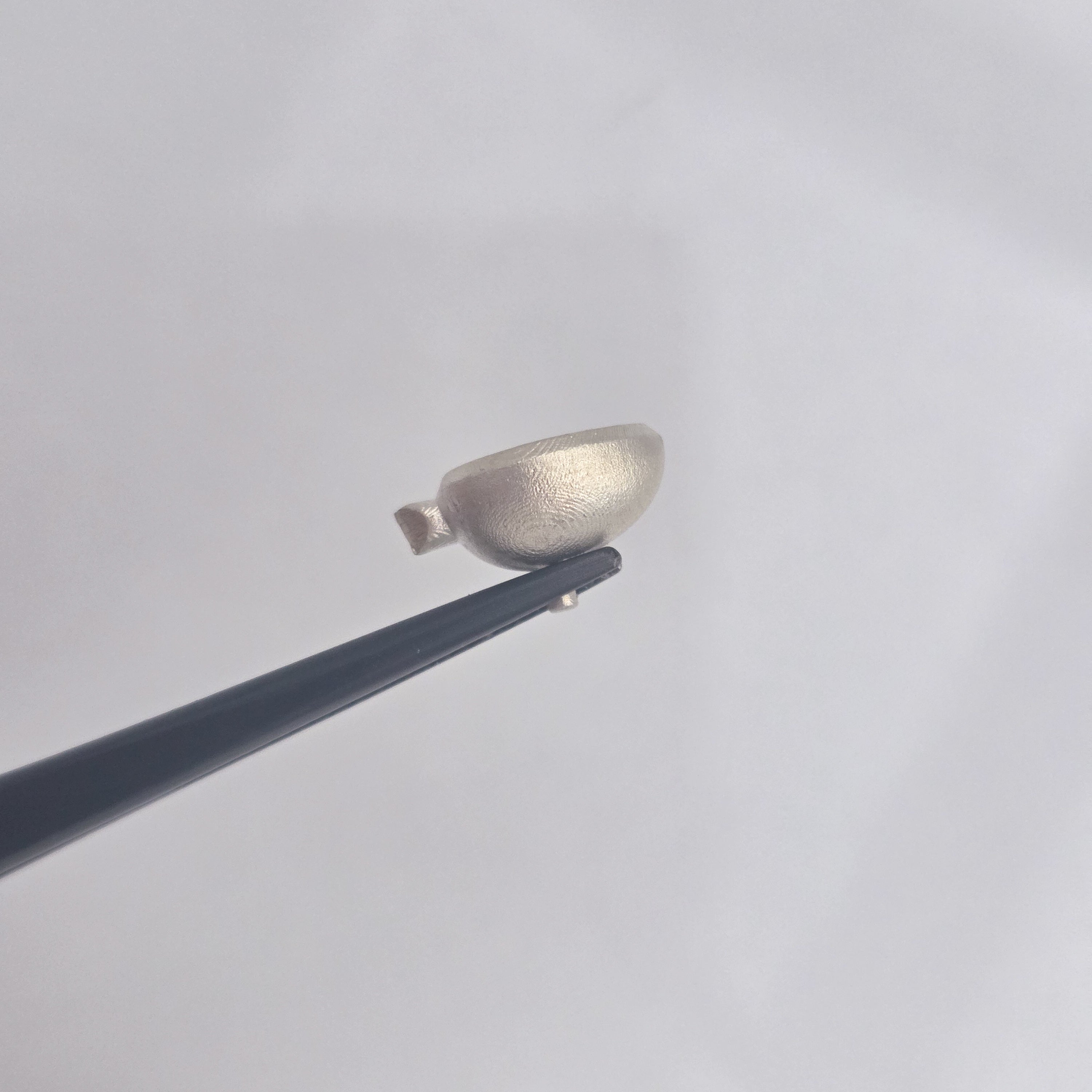 Pear Shape Pebble Setting 7x5mm