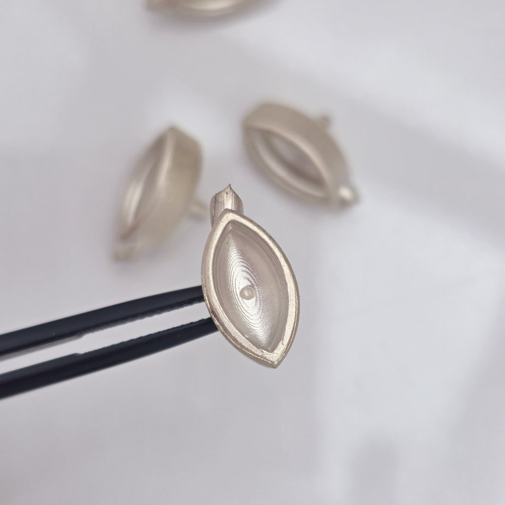 12x6mm Marquise Flat Bottom Setting