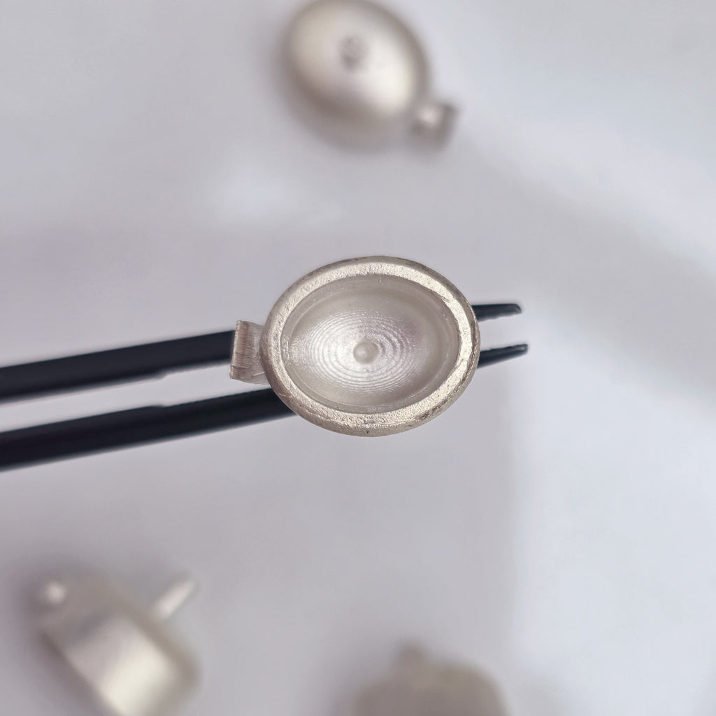 9x7mm Oval Flat Bottom Setting