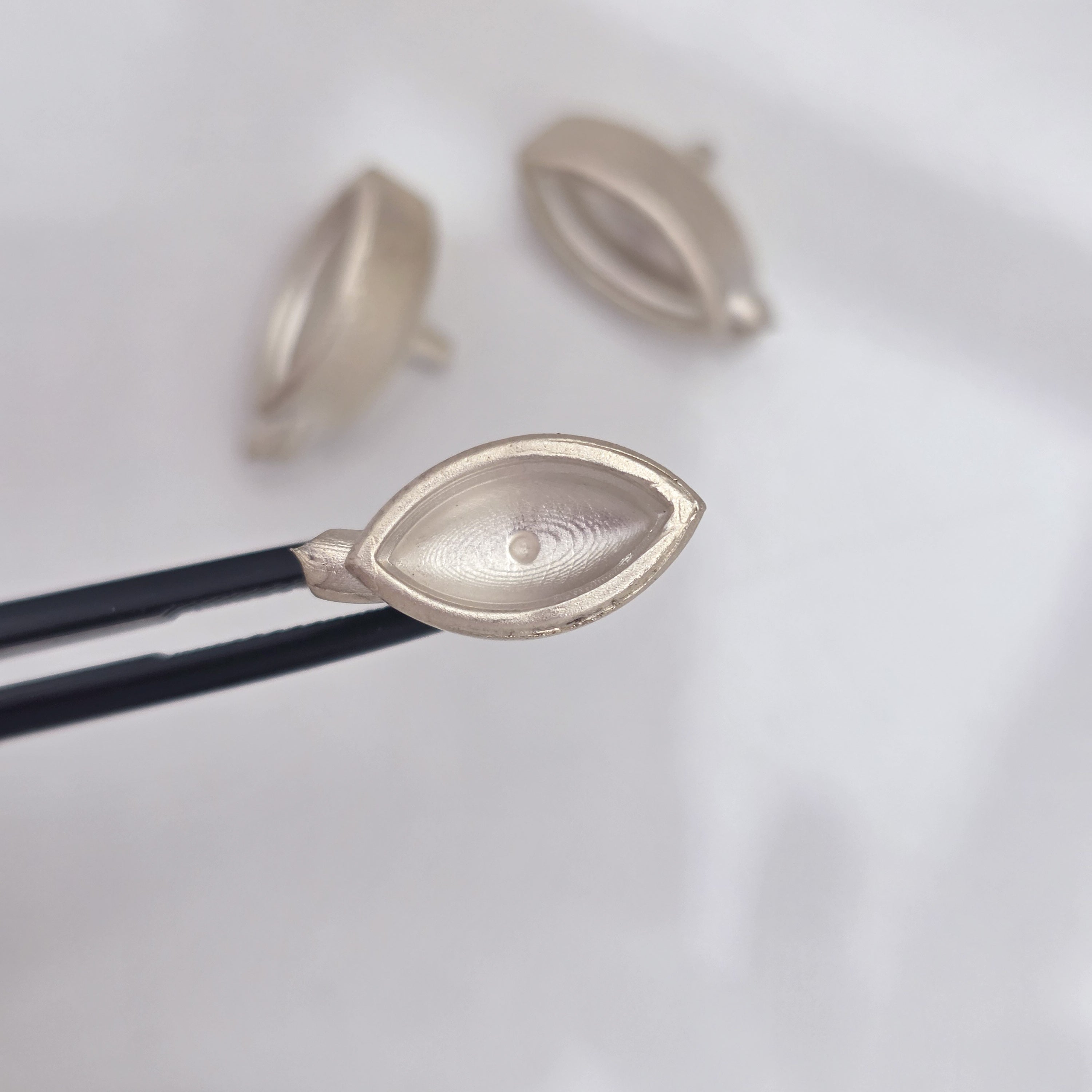 12x6mm Marquise Flat Bottom Setting