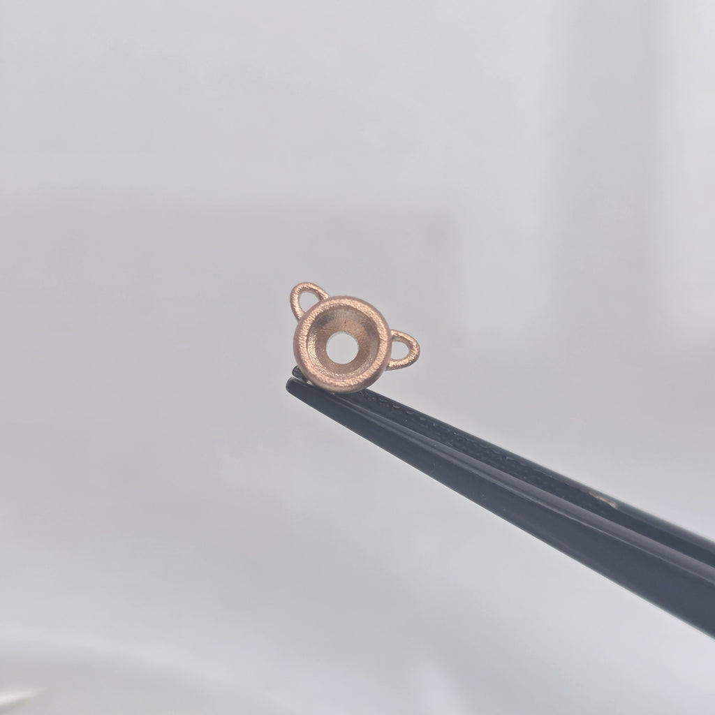 Solitaire Bezel Pendant 4mm