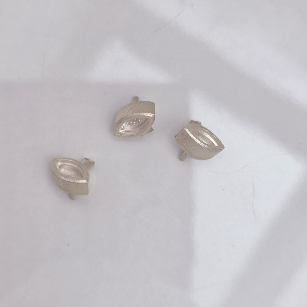 8x4mm Marquise Flat Bottom Setting